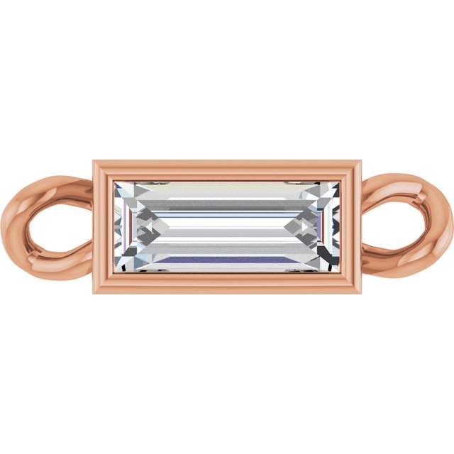 1/6 CT Lab Grown Diamond Bezel-Set Link