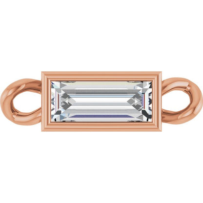 1/6 CT Lab Grown Diamond Bezel-Set Link