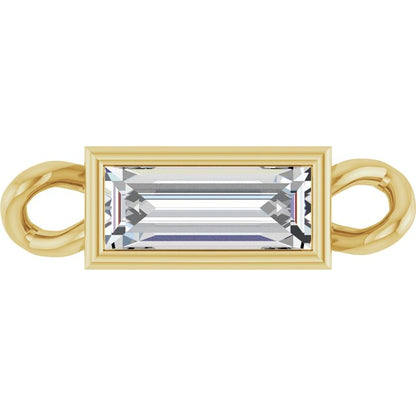 1/6 CT Lab Grown Diamond Bezel-Set Link