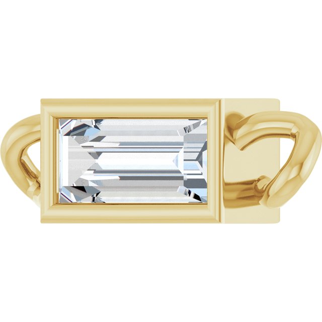 1/6 CT Lab Grown Diamond Bezel-Set Link