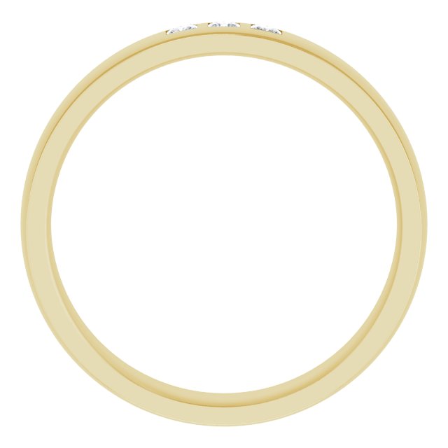 1/4 CTW Natural Diamond Band, 6 mm, Style 2