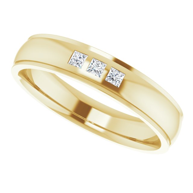 1/4 CTW Lab-Grown Diamond Band, 6 mm, Style 2