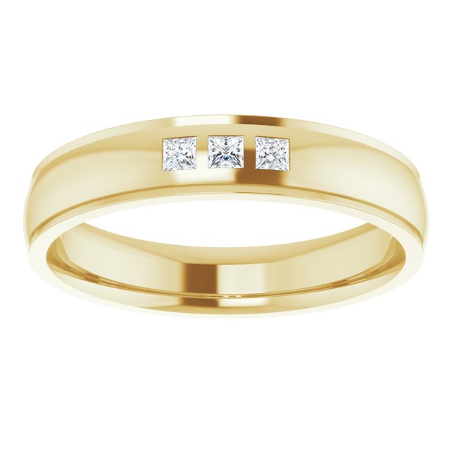 1/4 CTW Natural Diamond Band, 6 mm, Style 2