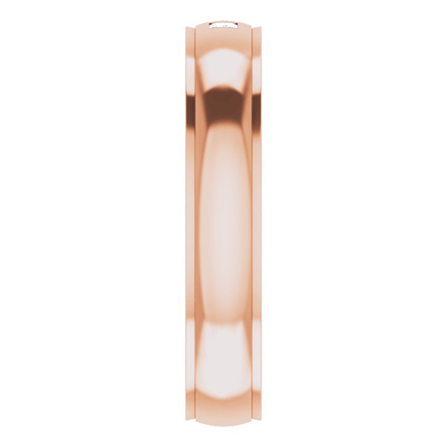 1/5 CTW Lab-Grown Diamond Band, 6 mm, Accented Stepped-Edge Comfort-Fit