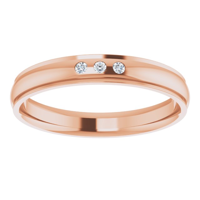 .06 CTW Natural Diamond Band, 4 mm