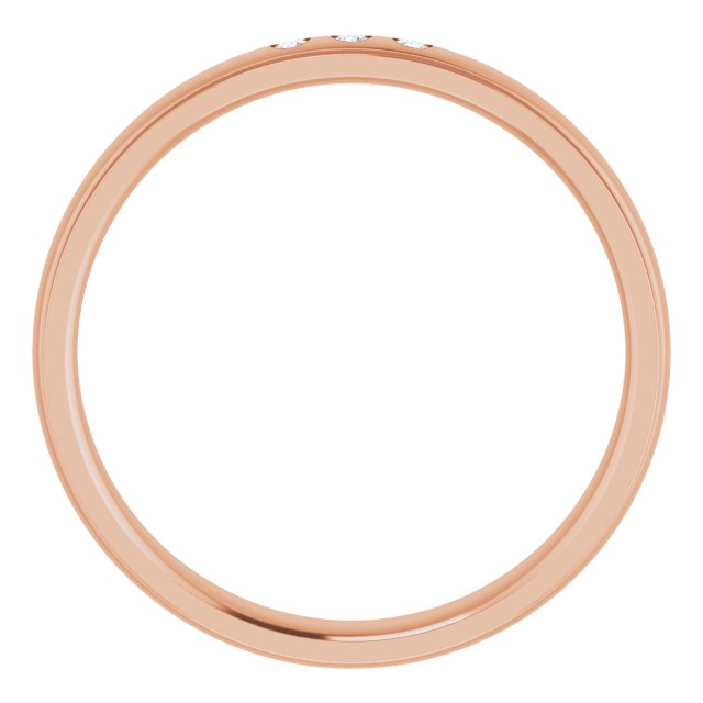.06 CTW Natural Diamond Band, 4 mm