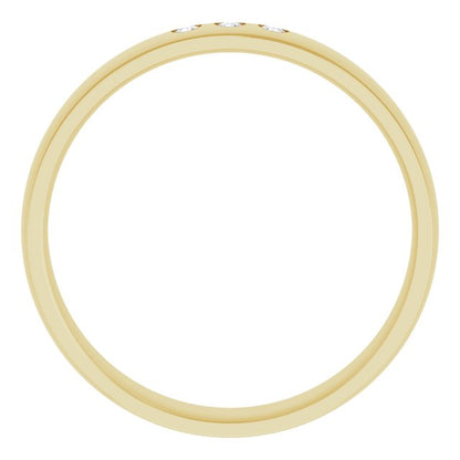 1/8 CTW Natural Diamond Band, 5 mm