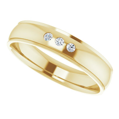 1/8 CTW Natural Diamond Band, 5 mm