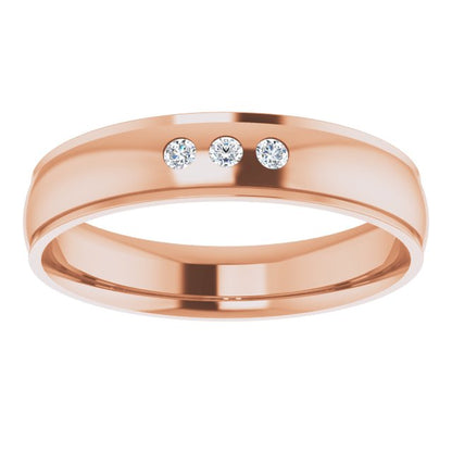 1/8 CTW Natural Diamond Band, 5 mm