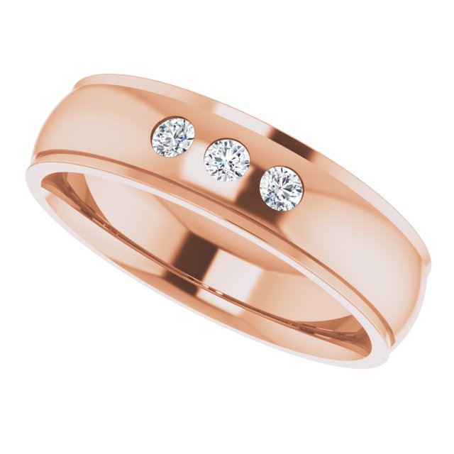 1/5 CTW Lab-Grown Diamond Band, 6 mm, Style 3