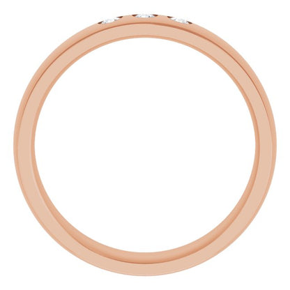 1/5 CTW Lab-Grown Diamond Band, 6 mm, Style 2