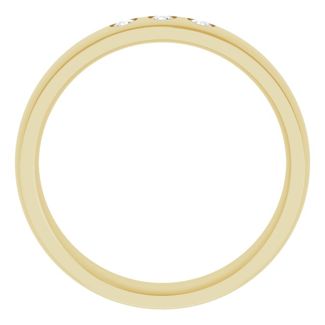 1/5 CTW Natural Diamond Band, 6 mm, Style 3