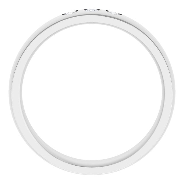 1/5 CTW Lab-Grown Diamond Band, 6 mm, Style 3