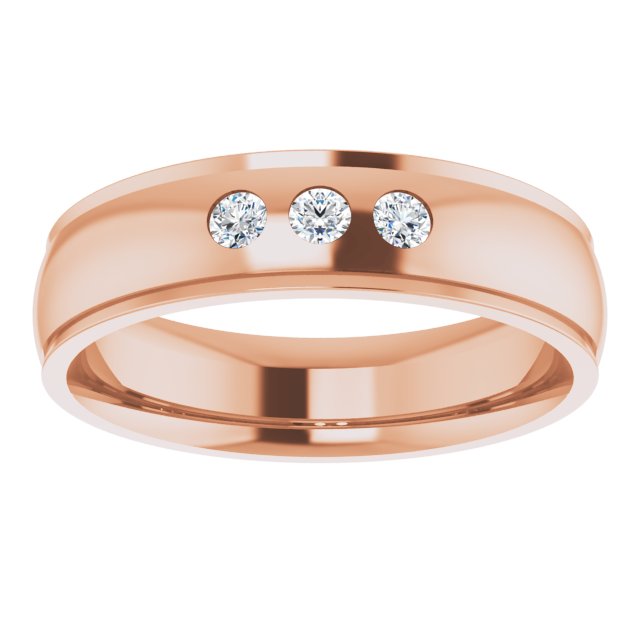 1/5 CTW Lab-Grown Diamond Band, 6 mm, Style 3