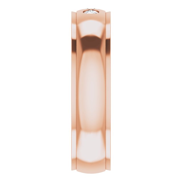 1/5 CTW Lab-Grown Diamond Band, 6 mm, Style 3