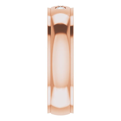 1/5 CTW Lab-Grown Diamond Band, 6 mm, Style 3