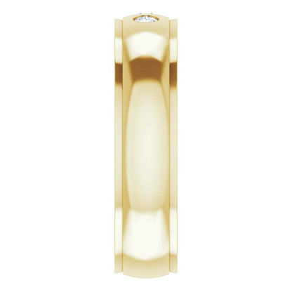 1/5 CTW Lab-Grown Diamond Band, 6 mm, Style 2