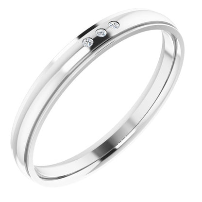 .05 CTW Natural Diamond Band, 4 mm