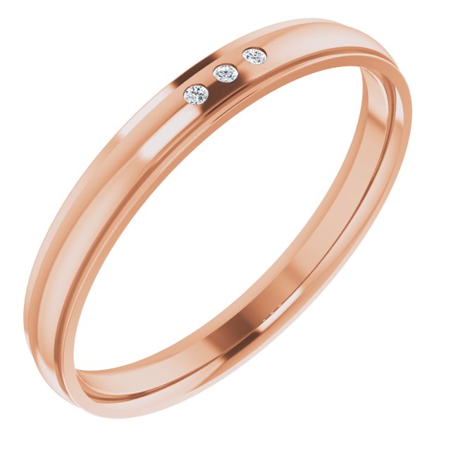 .04 CTW Natural Diamond Band, 4 mm