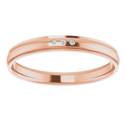 .05 CTW Natural Diamond Band, 4 mm