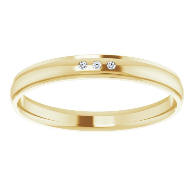 .04 CTW Natural Diamond Band, 4 mm