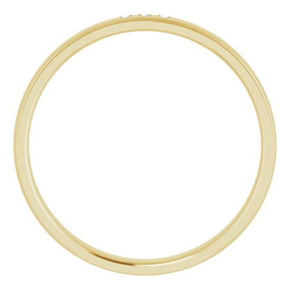 .04 CTW Natural Diamond Band, 4 mm