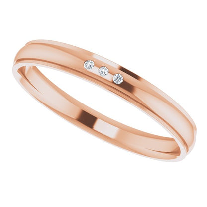 .05 CTW Natural Diamond Band, 4 mm
