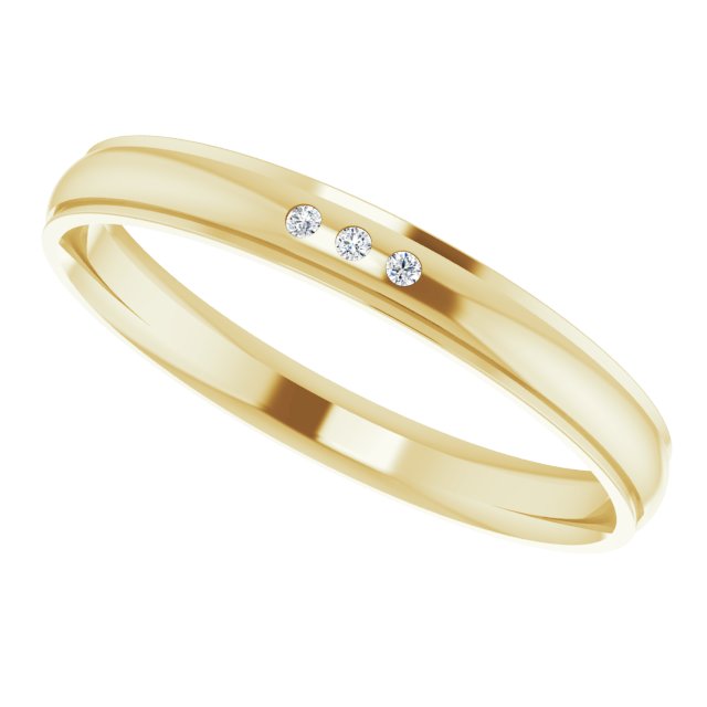 .05 CTW Natural Diamond Band, 4 mm