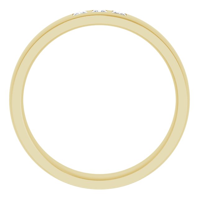 1/4 CTW Natural Diamond Band, 6 mm, Style 2