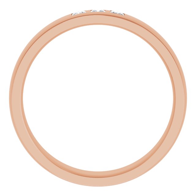 1/4 CTW Lab-Grown Diamond Band, 6 mm, Style 2