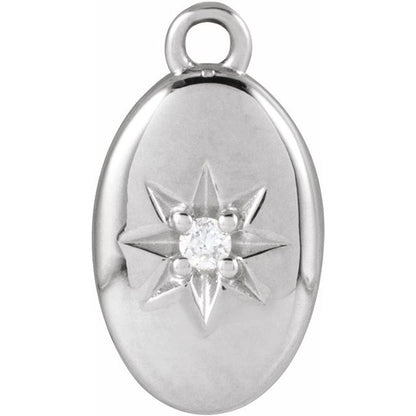 .015 CTW Natual Diamond Dangle