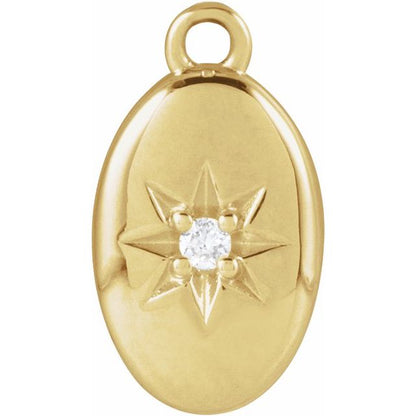 .015 CTW Natual Diamond Dangle
