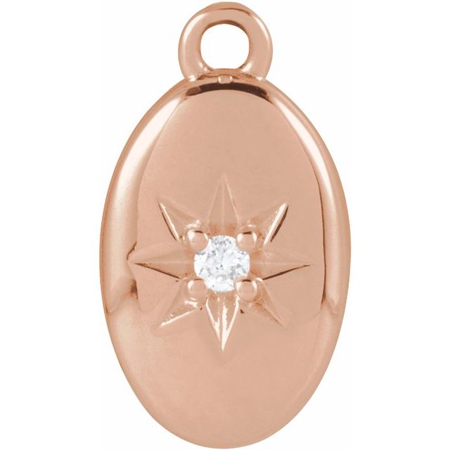 .015 CTW Natual Diamond Dangle