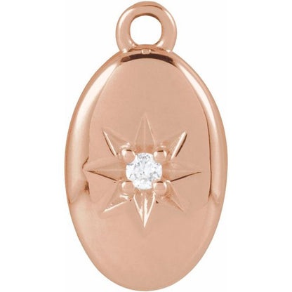 .015 CTW Natual Diamond Dangle