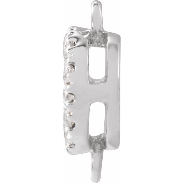 .06 CTW Natural Diamond Link, 7 x 7 mm