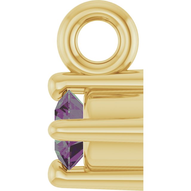 Natural Alexandrite Dangle, 2.95 mm x 4.5 mm