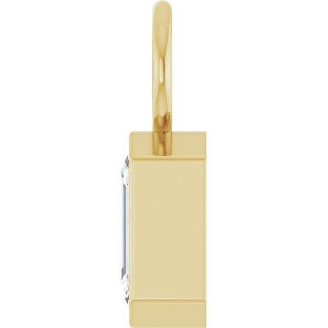 1/3 CT Lab-Grown Diamond Hoop Dangle, 5.1 mm x 9.8 mm