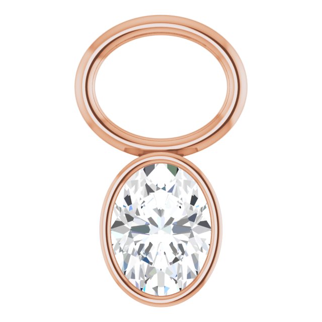 1/6 CT Natural Diamond Hoop Dangle, 5.1 mm x 8.75 mm