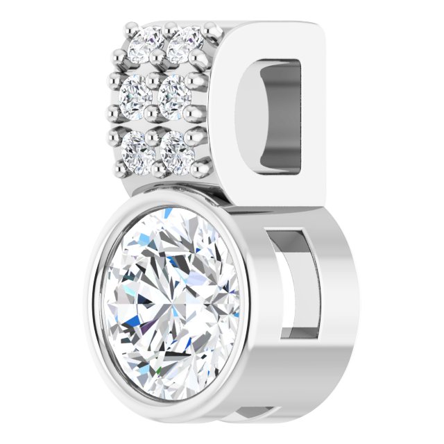 3/8 CTW Lab-Grown Diamond Pendant