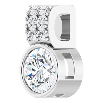 3/8 CTW Lab-Grown Diamond Pendant