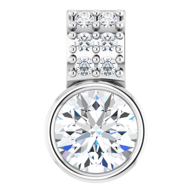 3/8 CTW Lab-Grown Diamond Pendant