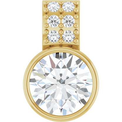 3/4 CTW Lab-Grown Diamond Pendant
