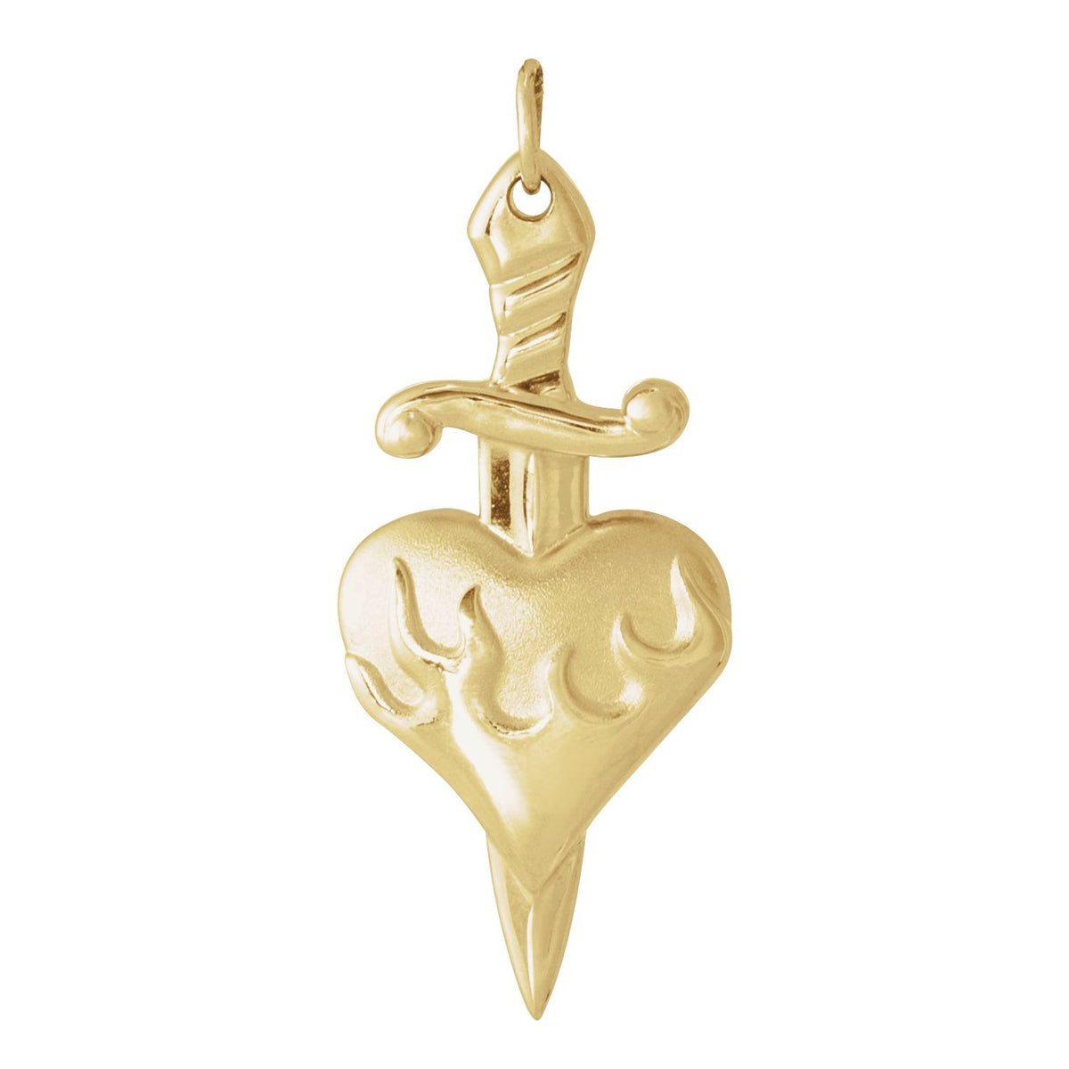 Heart & Dagger Pendant