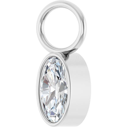 1/5 CT Lab-Grown Diamond Hoop Dangle, 5.1 mm x 9.8 mm