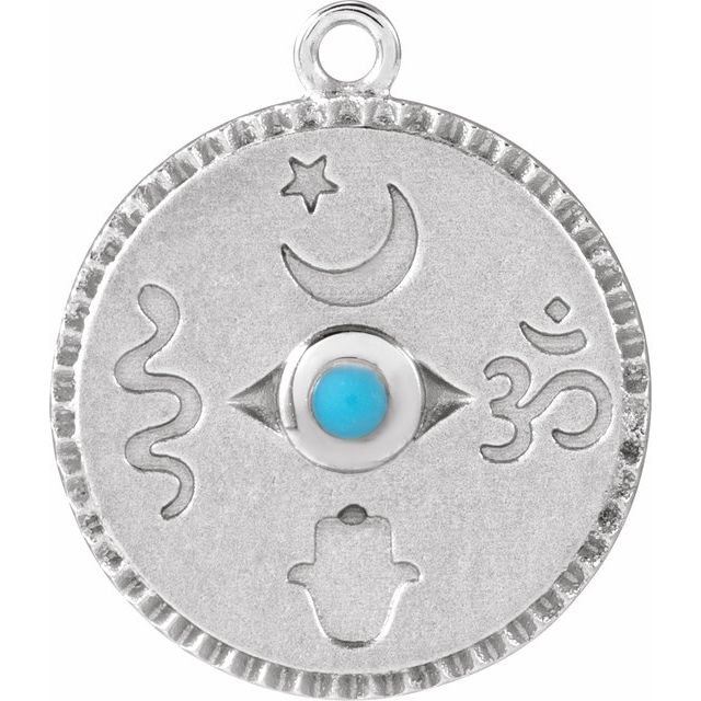 Natural Turquoise Spiritual Dangle
