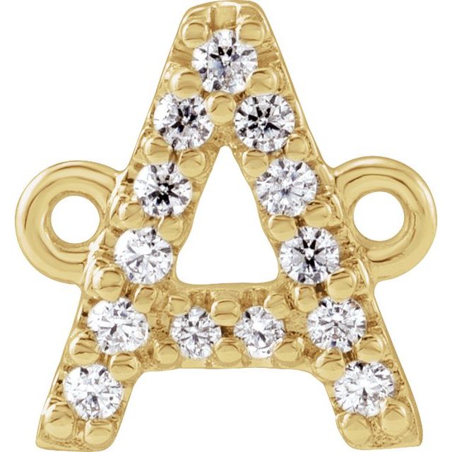 .06 CTW Natural Diamond Initial Link