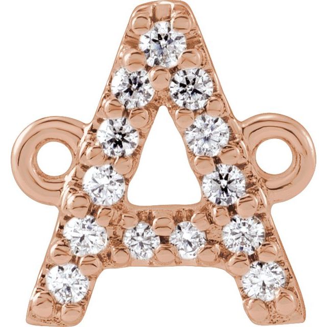 .06 CTW Natural Diamond Initial Link
