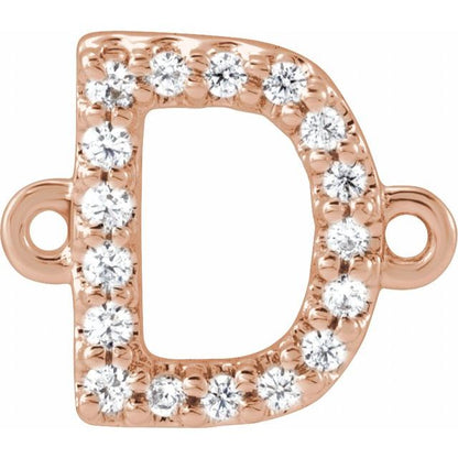 .06 CTW Natural Diamond Initial Link