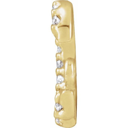 .04 CTW Natural Diamond Initial Link