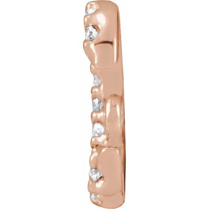 .04 CTW Natural Diamond Initial Link